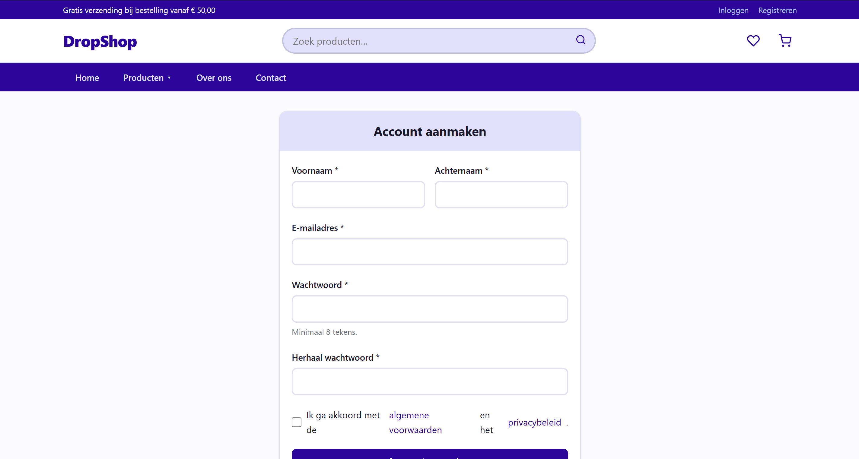 Registreren
